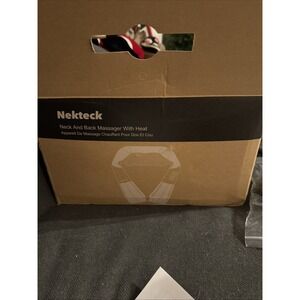 NEKTECK Shiatsu Kneading Massager Neck Pillow With 8 Massage Rollers -‎ LMS-801